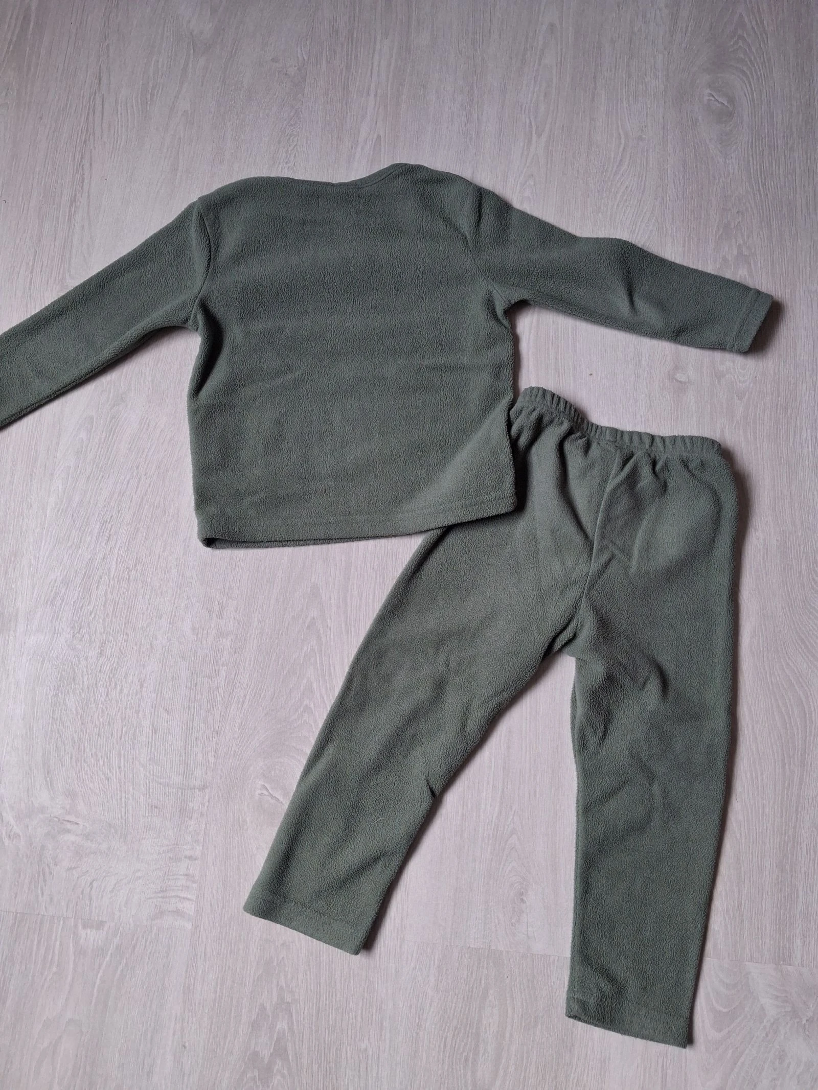Pijama de lã quente verde cáqui Dinosaure Tissaia 4 anos (104 cm) – photo 4